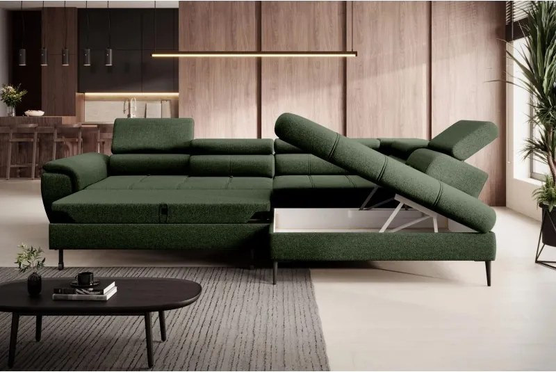 Narożnik DENVER L Prawostronny z funkcją spania Prawostronny w ktaninie SERENO 690 WERSAL