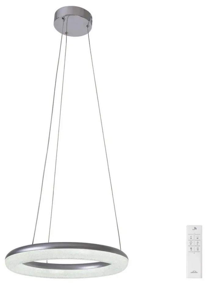 Rabalux 2565 - Regulowany LED żyrandol GEORGINA LED/24W/230V biały