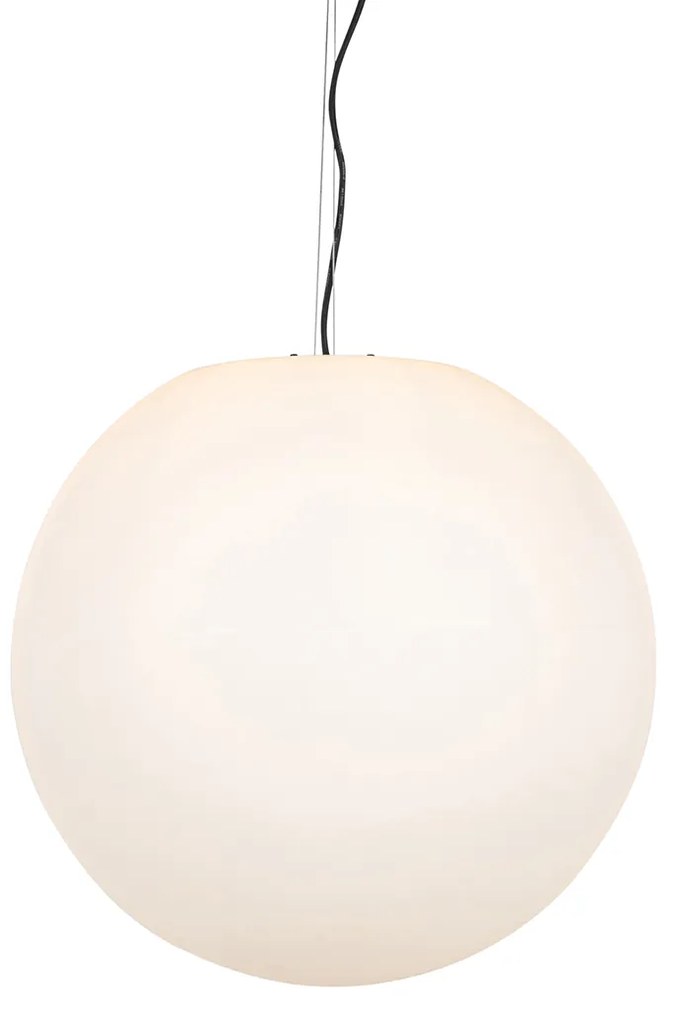 Zewnetrzna Nowoczesna lampa wisząca zewnętrzna biała 56 cm IP65 - Nura Nowoczesny Oswietlenie zewnetrzne