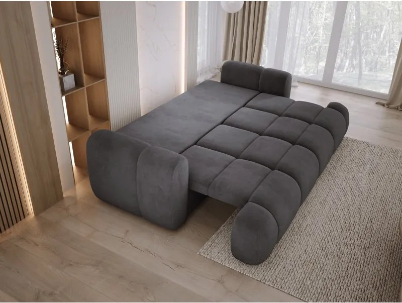 Sofa kanapa BOMO 3 osobowa z funkcją spania i pojemnikiem