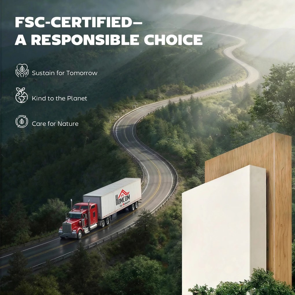 HOMCOM Stół Jadalniany Składany z Miejscem do Przechowywania dla 2-4 Osób, Stół do Małych Pomieszczeń, Jadalnia, 160 x 60 x 75 cm, Biały | Aosom PL