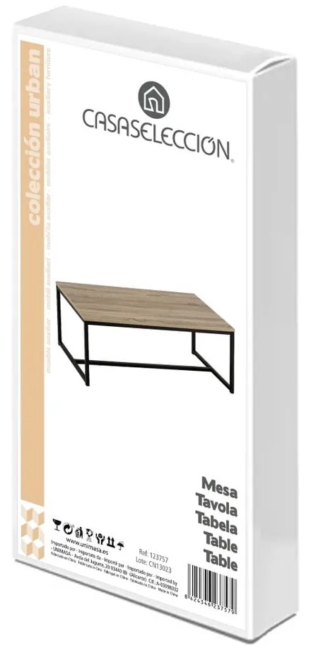 Stolik w naturalnym kolorze 50x100 cm Urban – Casa Selección