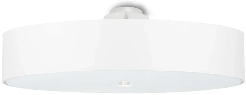 Biały minimalistyczny okrągły plafon 60 cm - EX663 R8-T94