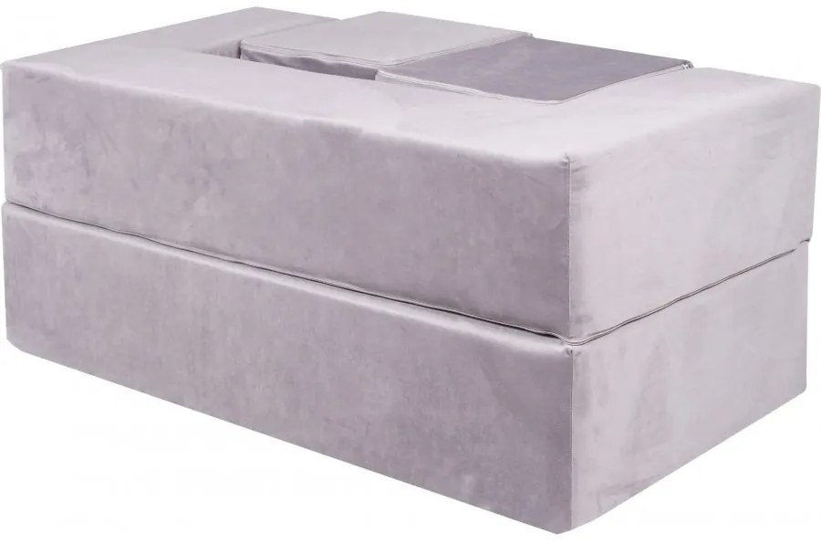 Cube sofa dziecięca, szara - meowbaby®