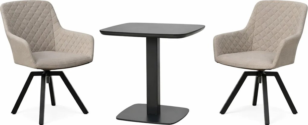 Doppler PICASO PARIS LIKA-TEX® obrotowe mocca - zestaw ogrodowy 2+1