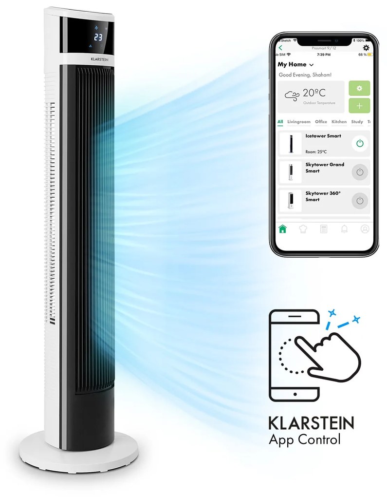 Klarstein Icetower Smart Wentylator kolumnowy