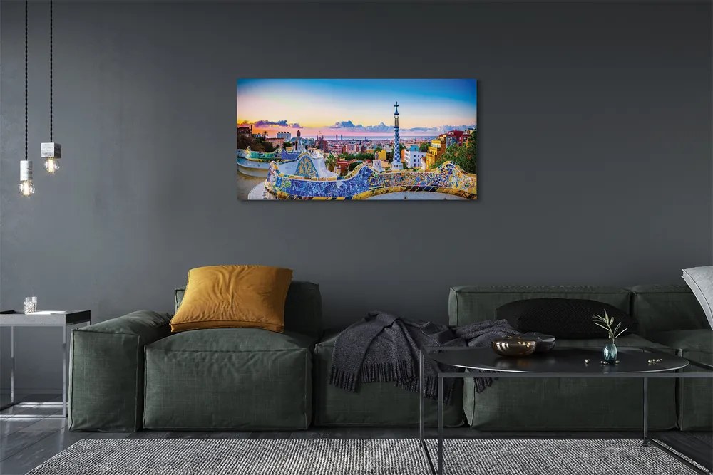 Obraz na płótnie Słoneczna Panorama Hiszpanii