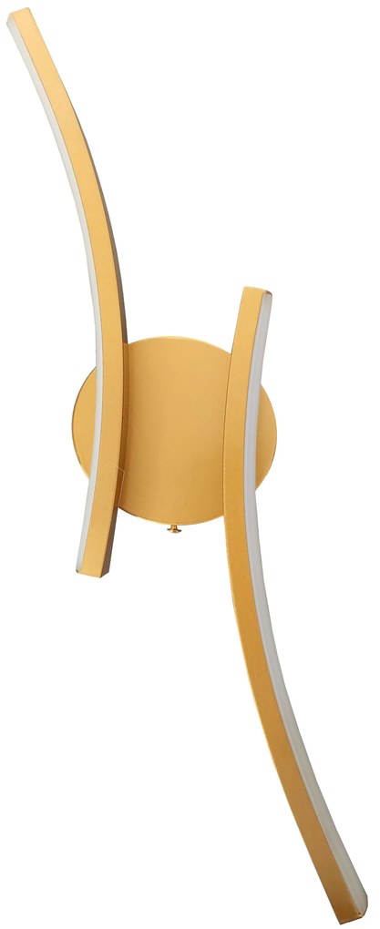 Kinkiet lampa wisząca LED liniowa metalowa AT79-2KL-Gold