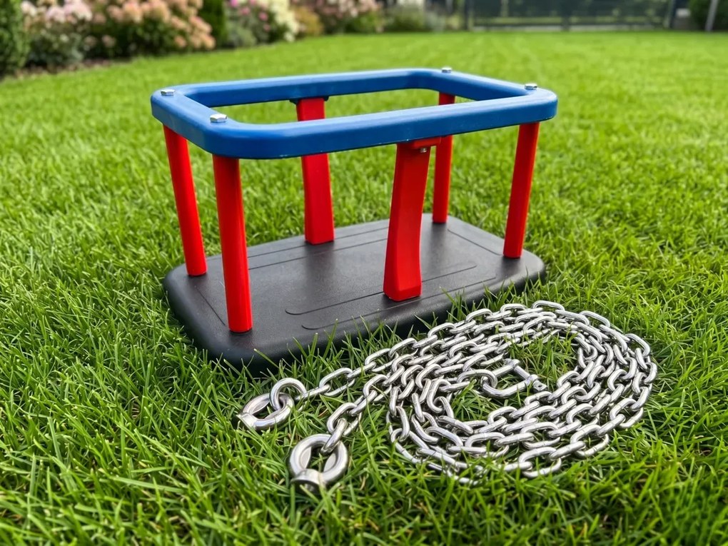 Huśtawka Ogrodowa Siedzisko Kubełkowe z Łańcuchem Stal Nierdzewna Zestaw Siedzisko Ogrodowe + Łańcuch