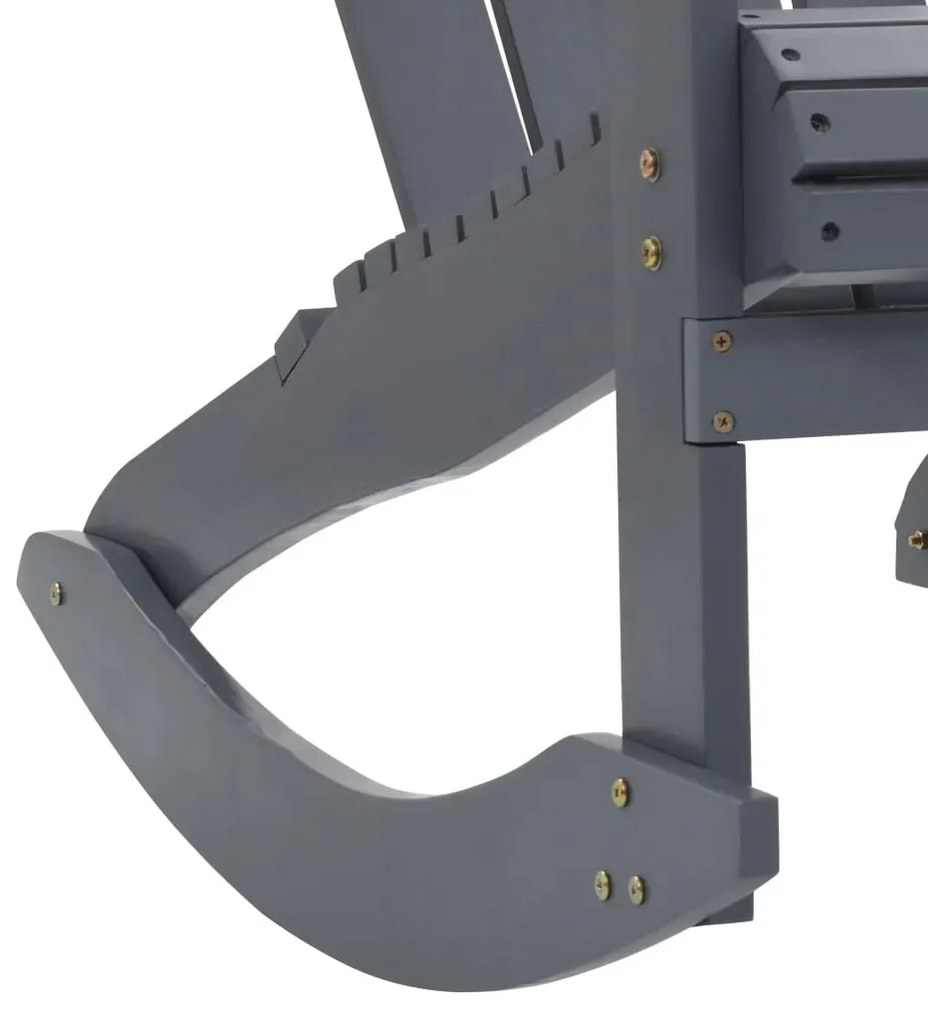 Bujane szare ogrodowe krzesło S2-S81