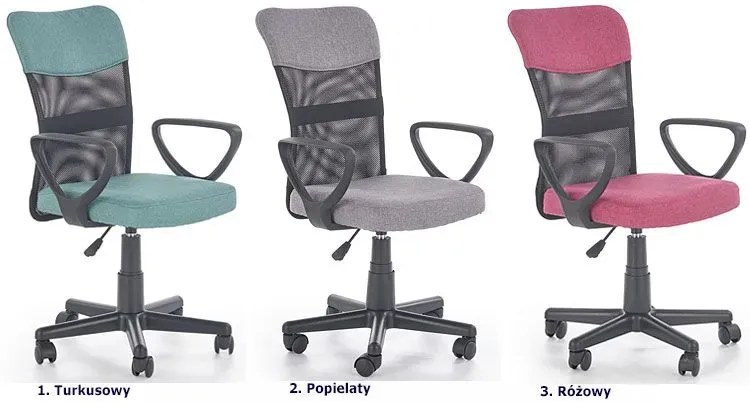 Wentylowany fotel obrotowy T7-W42