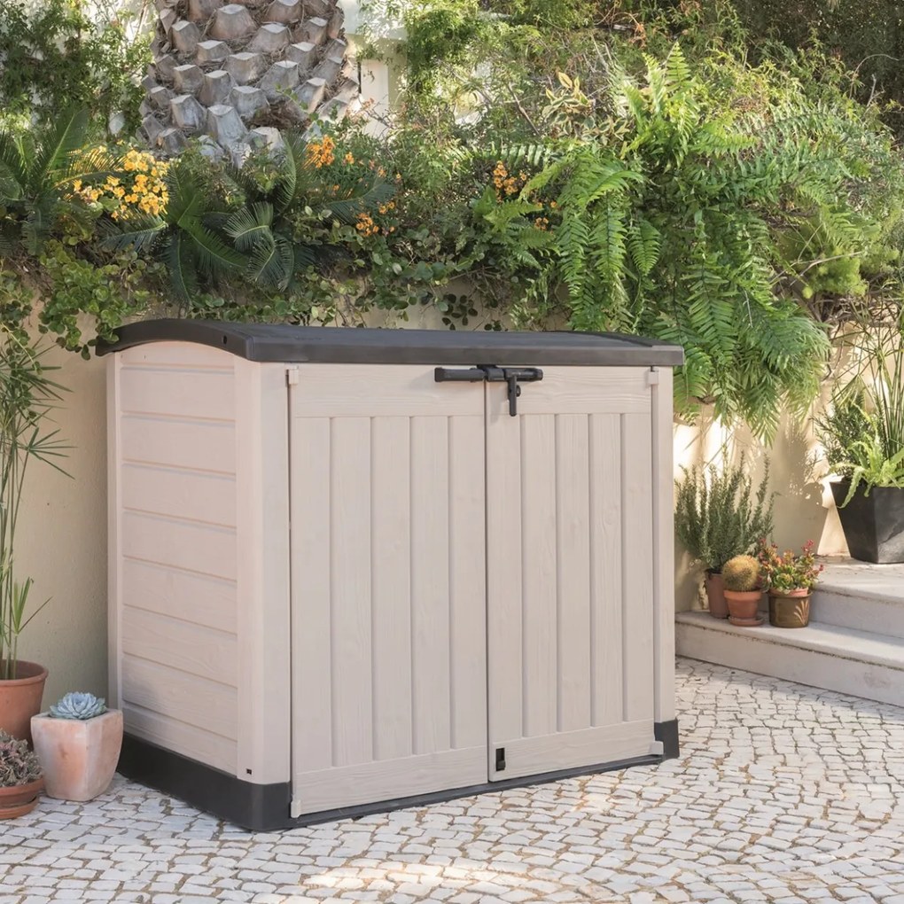 Keter pojemnik ogrodowy Store It Out ARC, 146 x 82 x 120 cm, beżowy
