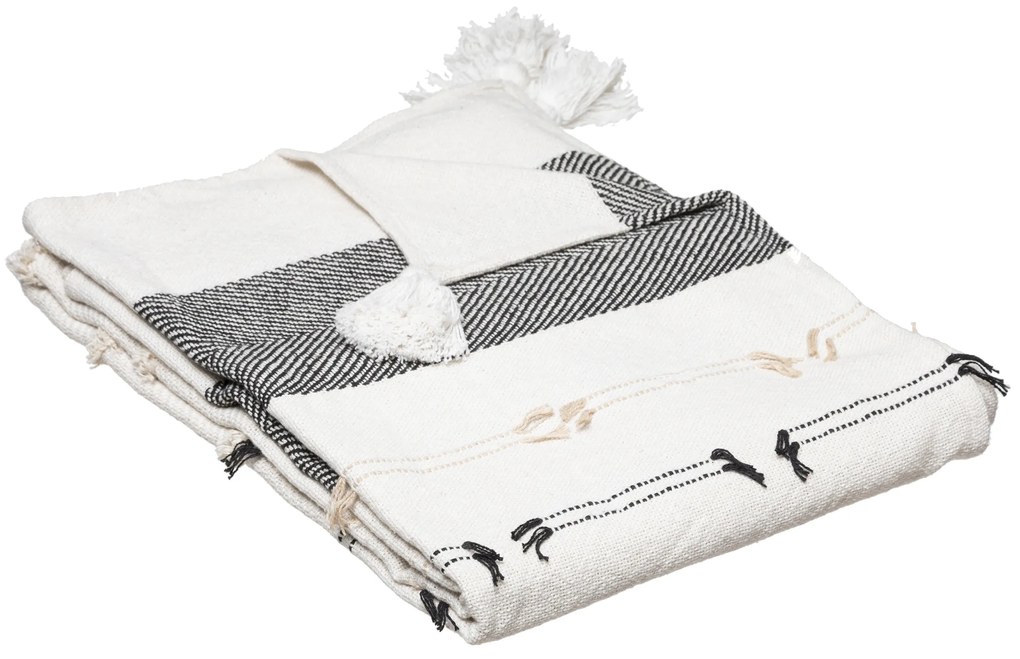 Narzuta na łóżko TROPI, bawełna, 130 x 180 cm