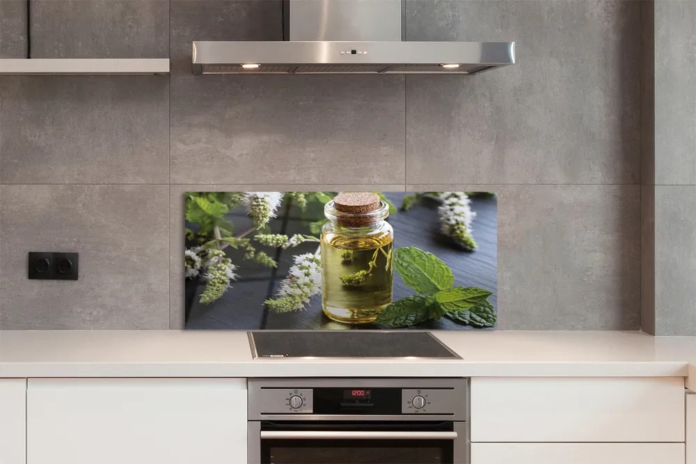 Szklany Panel Orzeźwiająca Herbata Miętowa