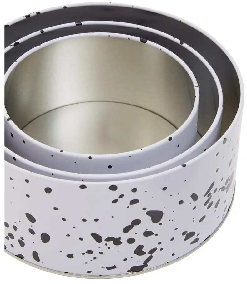 Metalowe pojemniki na żywność 3 szt. na ciasta Speckled – Premier Housewares