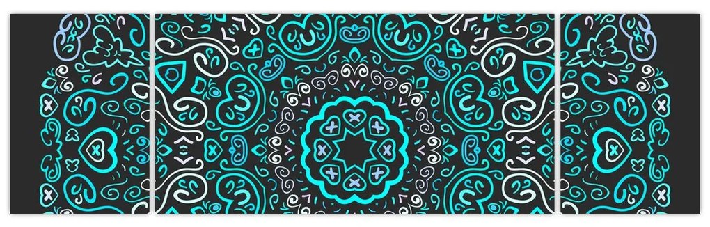 Obraz abstrakcji ozdobnej (170x50 cm)