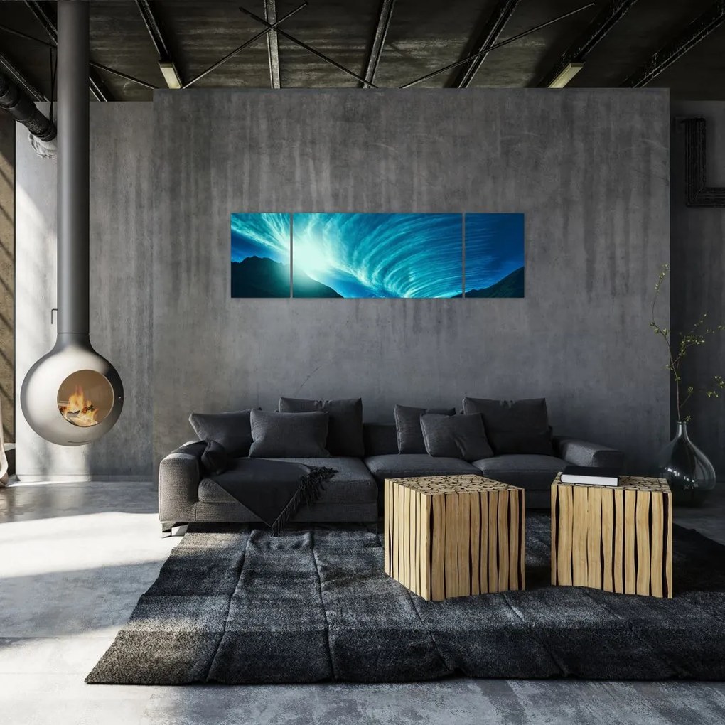 Obraz - Fala z chmur (170x50 cm)