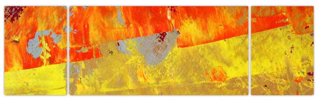 Obraz abstrakcji - malarstwo (170x50 cm)