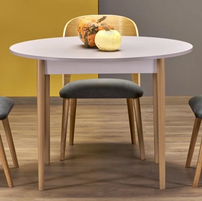 Okrągły stół z funkcją rozkładania Pivot Halmar kaszmir