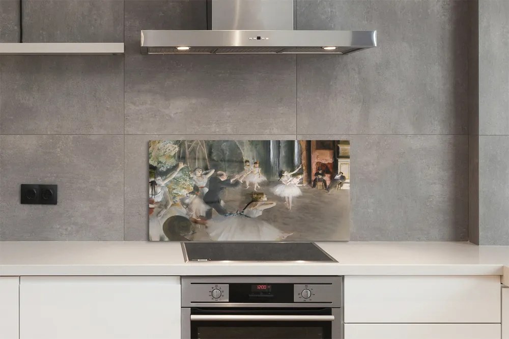 Panel nad Blat Kuchenny Próba Baletowa na Scenie - Degas