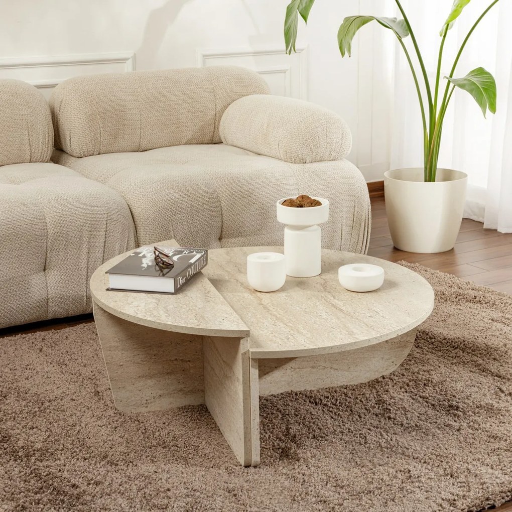Stolik kawowy Orion Travertine