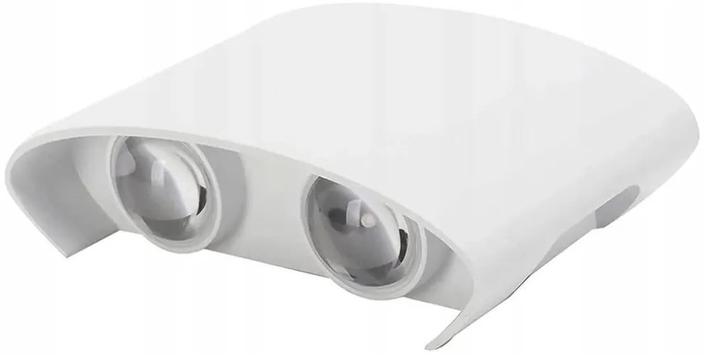 Kinkiet lampa wisząca LED elewacyjny metalowa AT85-2KL-White