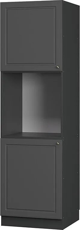 Szafka kuchenna anthrazit-gold landhaus 60x58x206.8 fame-line