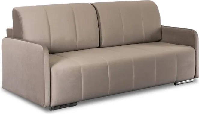 Sofa Rozkładana z Funkcją Spania IBIZA Dwuosobowa Beżowa Nowoczesna do Salonu
