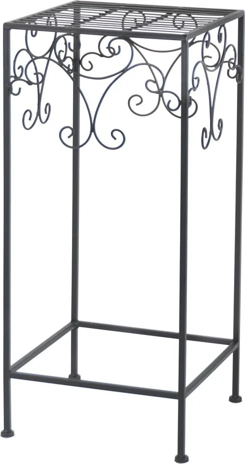 Zestaw 3 czarnych postumentów na doniczki z kwiatami Esschert Design