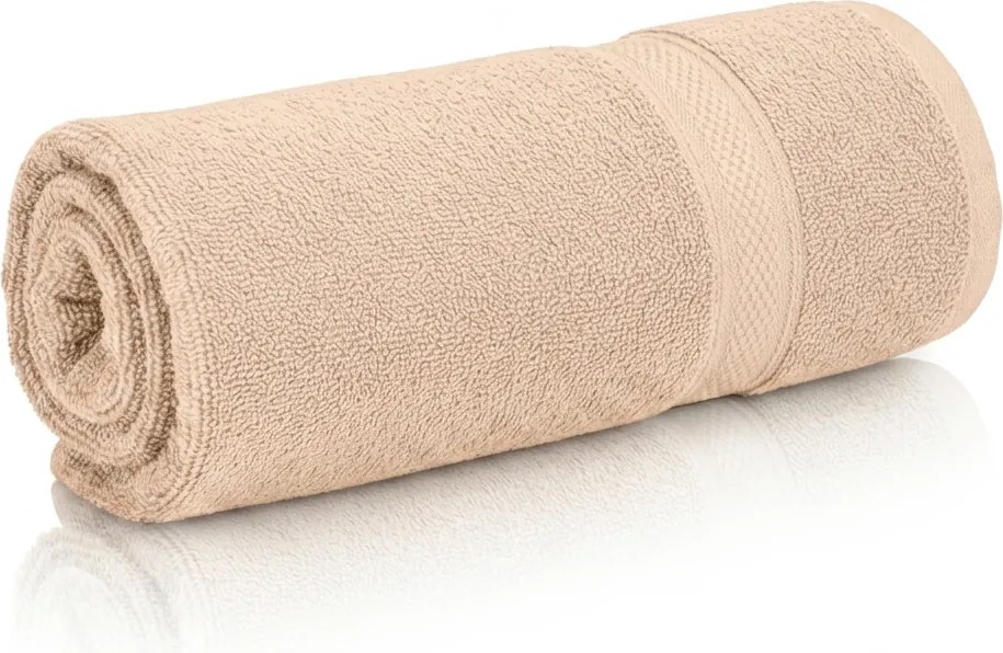 Ręcznik CLARYSSE ELEGANCE 70x140 cm piaskowy, 100% bawełna
