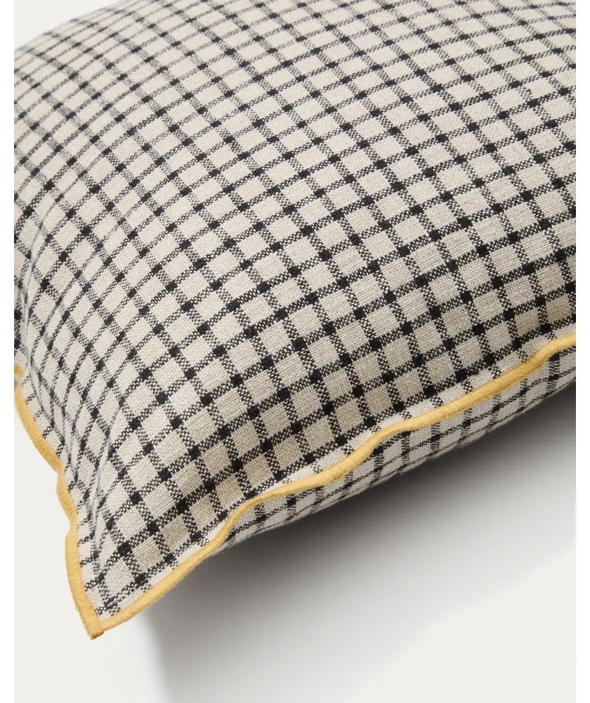 Poszewka na poduszkę z mieszanki lnu 45x45 cm Airi – Kave Home