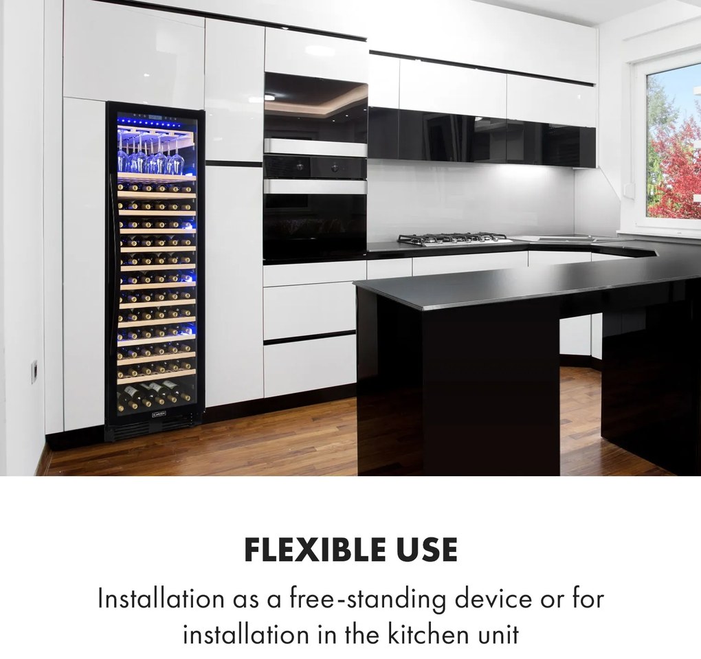 Klarstein Vinovilla Onyx Grande Chłodziarka do wina