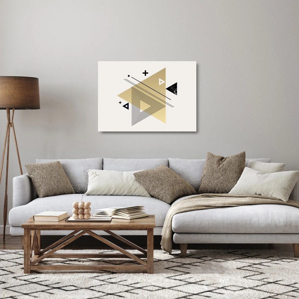 Obraz na szkle - Kształty geometryczne N⁰4 (70x50 cm)