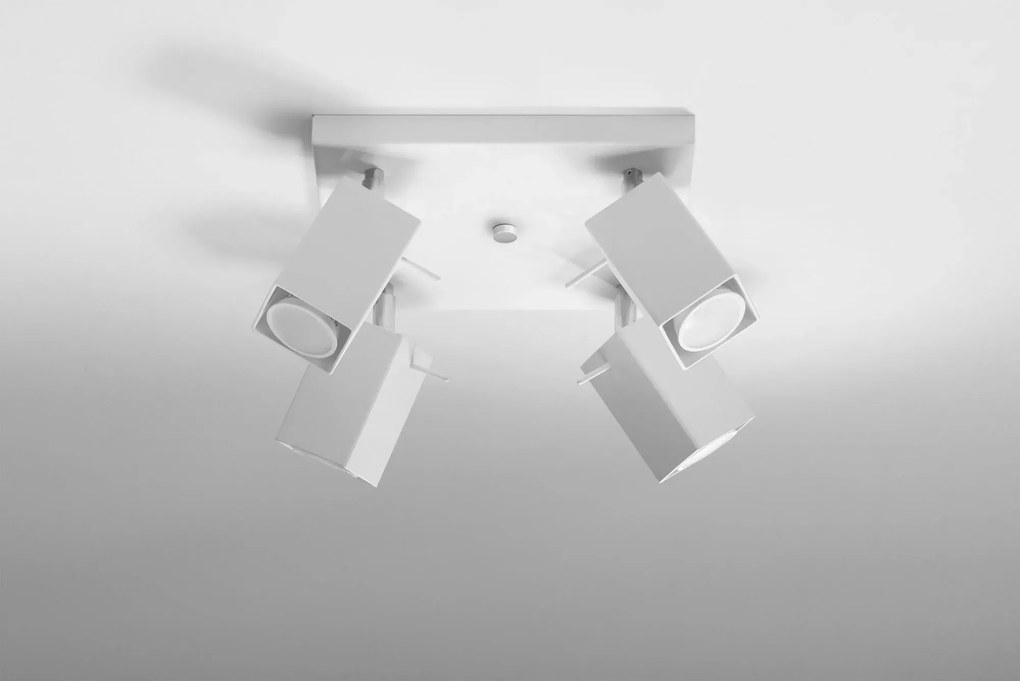 Kwadratowy plafon LED E789-Rexi - biały