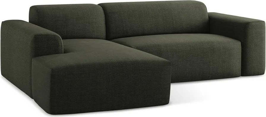 Zielony narożnik (lewostronny/z szezlongiem) Keli – Makamii