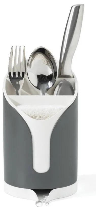 Ociekacz na sztućce z przegrodami i odpływem NEO, 20 cm