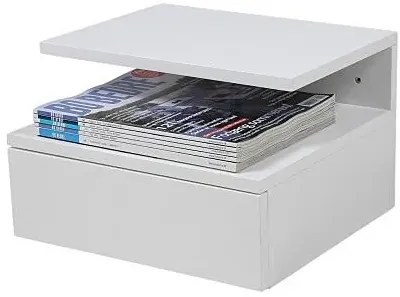 Biała designerska szafka nocna S7-P03