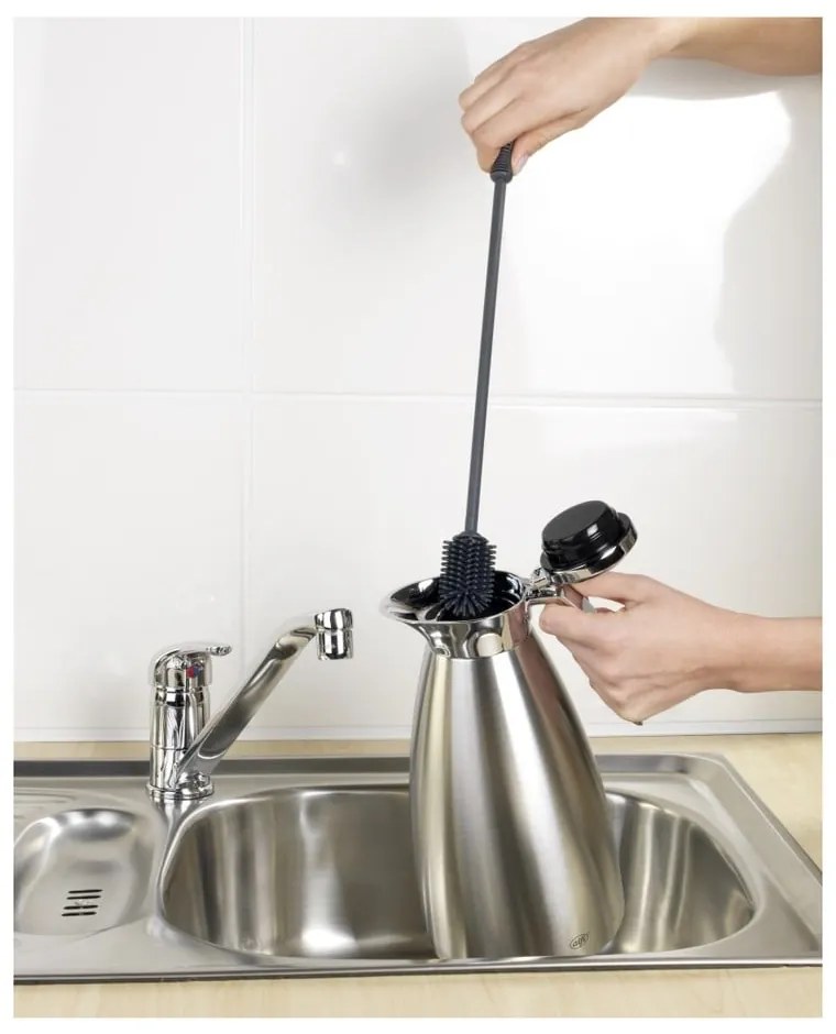 Silikonowa szczotka do mycia naczyń Wenko Brush, 38 cm