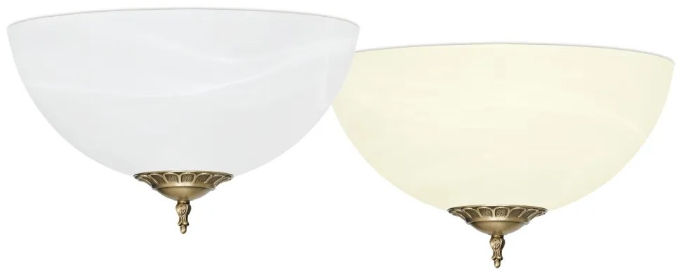 Plafon z mosiądzu z ozdobnym talerzykiem M-PL2K