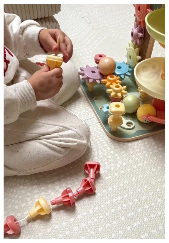 Woopie green drzewko aktywności kulodrom montessori 4w1 fsc