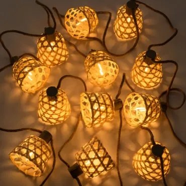 Girlanda Z Lampkami Led Do Ogrodu I Ładowarką Solarną 7,40 M Ducrot Miel - Sklum