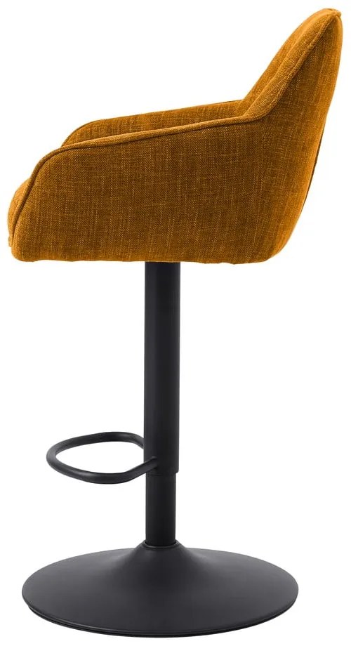 Pomarańczowe hokery zestaw 2 szt. (wysokość siedziska 69 cm) Avola – Unique Furniture
