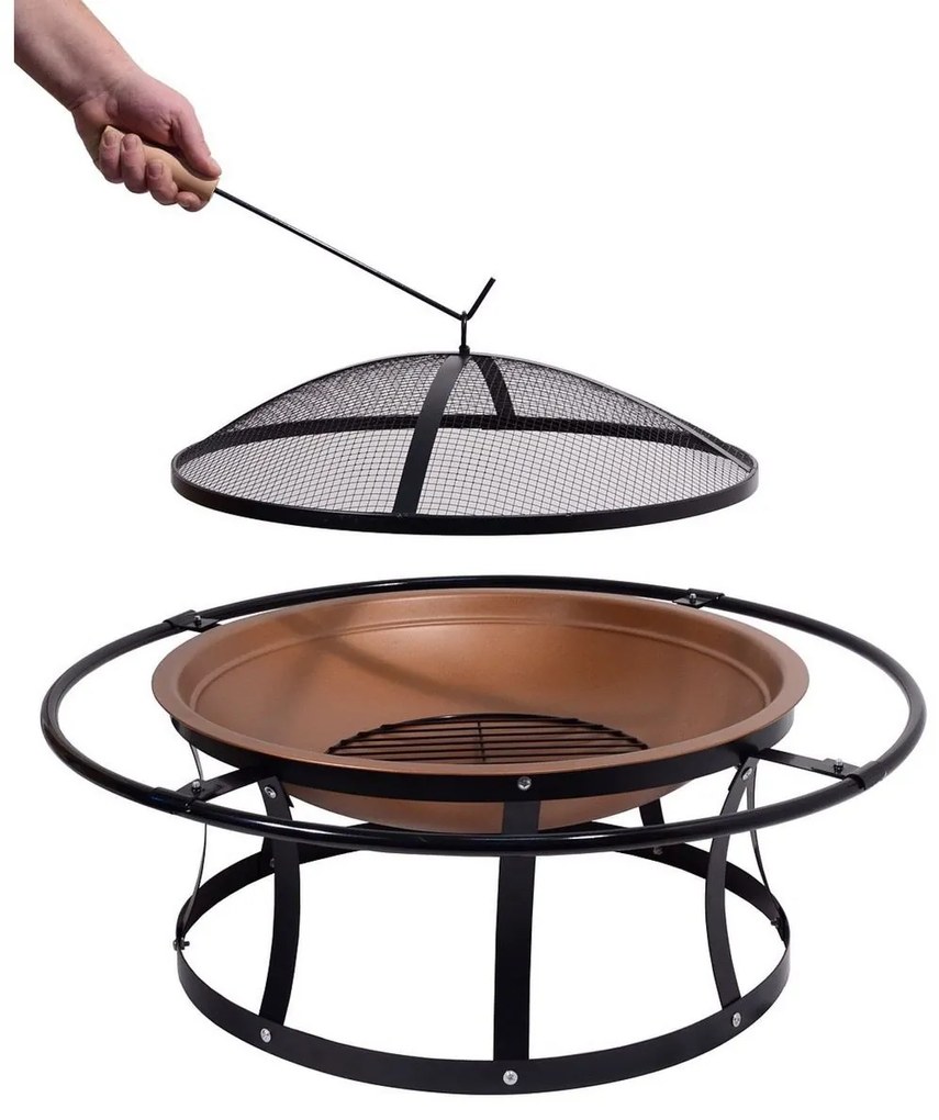 Cattara Palenisko Etna z pokrywą, śr. 61 cm