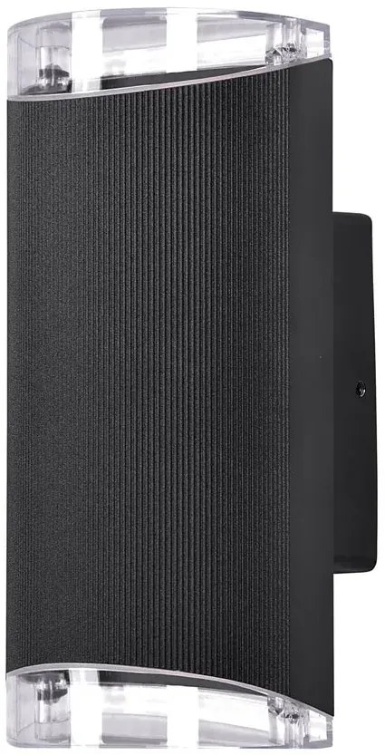 Czarny nowoczesny kinkiet tuba - A460-Hita