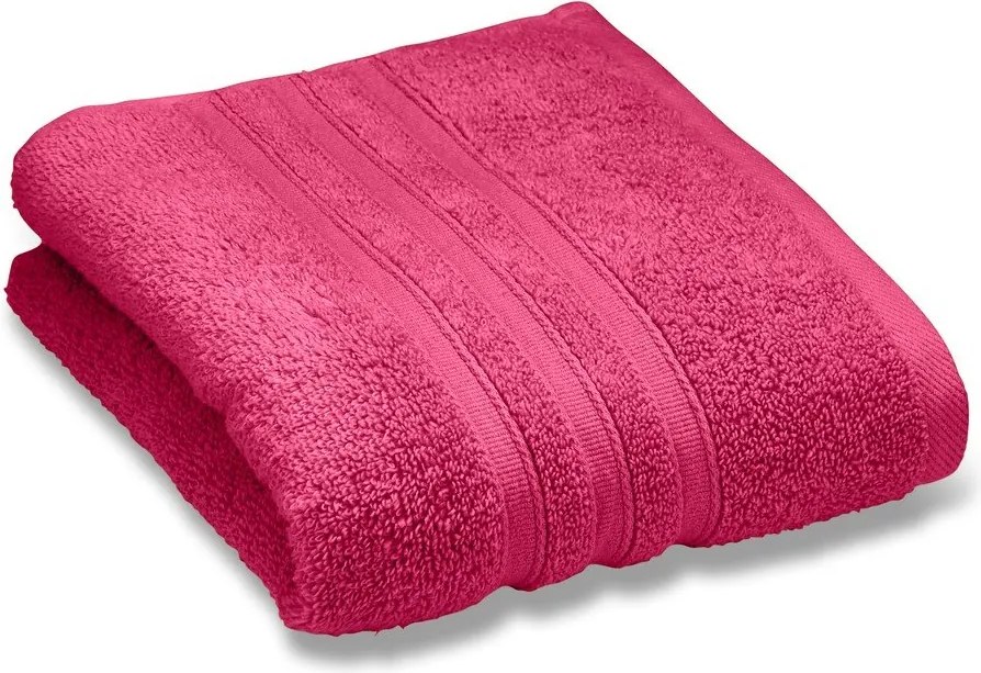 Ciemnoróżowe bawełniane ręczniki zestaw 6 szt. frotte Zero Twist – Catherine Lansfield