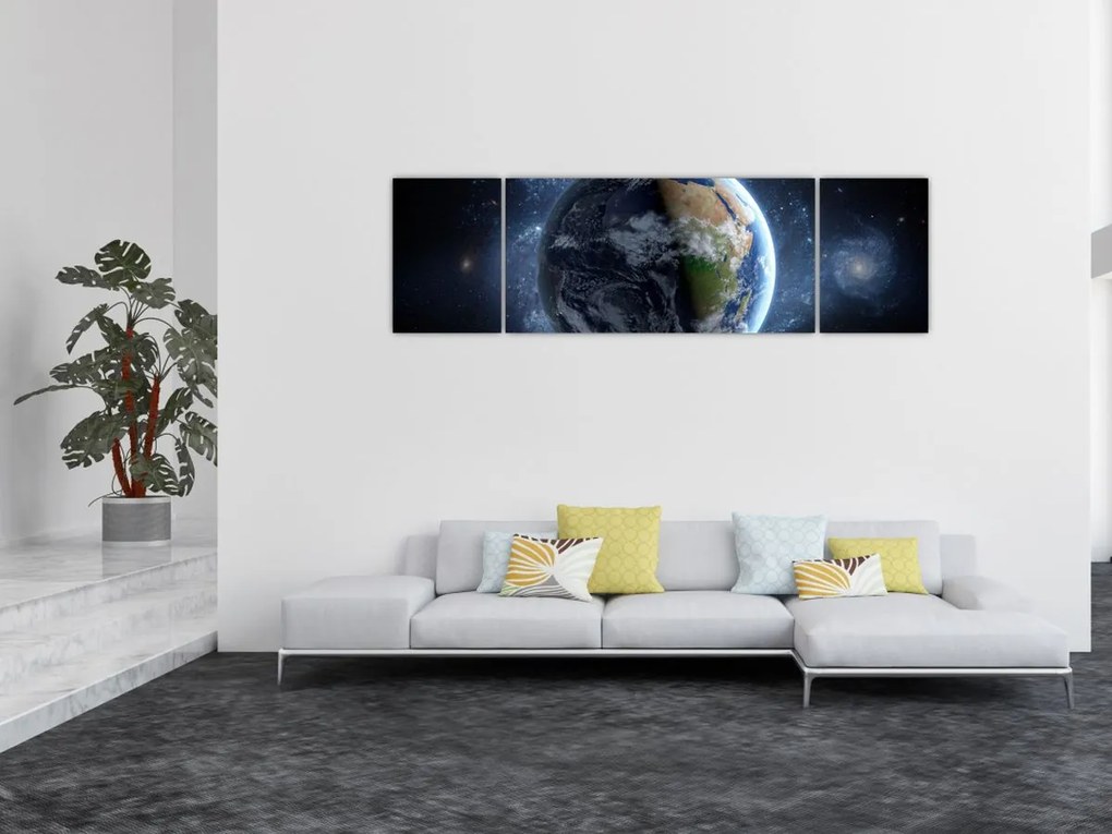 Obraz - Widok z kosmosu (170x50 cm)