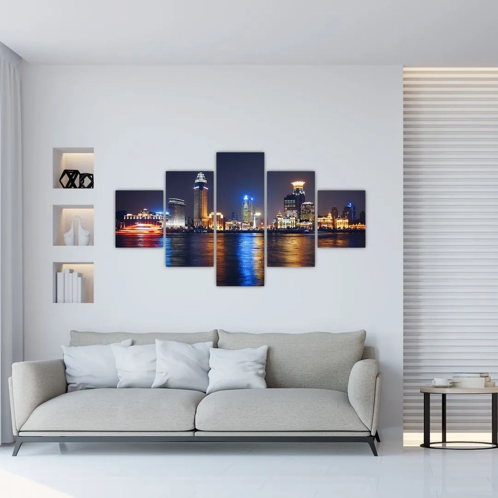 Obraz - Refleksy nocy (125x70 cm)