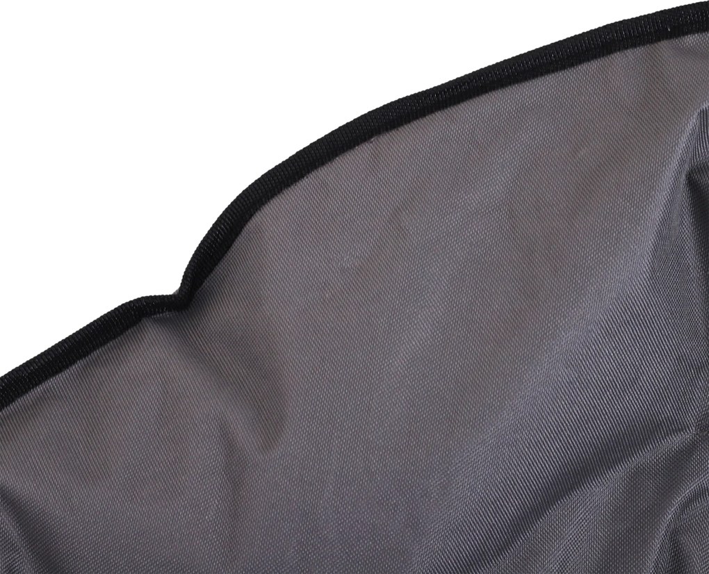 Outsunny Krzesło Składane Kempingowe Ogrodowe Metal Tkanina Oxford Szare 80x80x75cm | Aosom PL