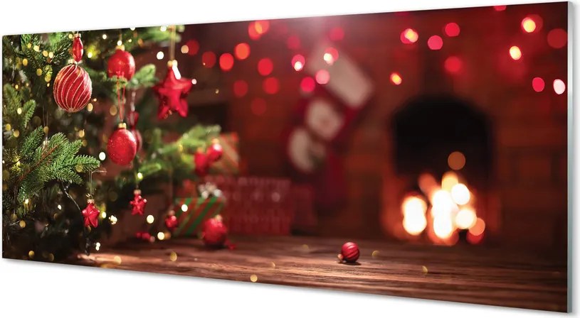 Panel szklany do Kuchni Magia Świątecznych Prezentów