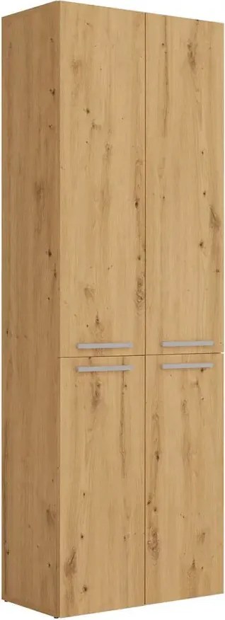 Nowoczesna Szafka Łazienkowa Z 2 Koszami Dąb Artisan R2-F82